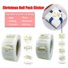 Pack Sticker Christmas Holiday Gift Decorating Gift 1 Roll 500 Posts Christmas