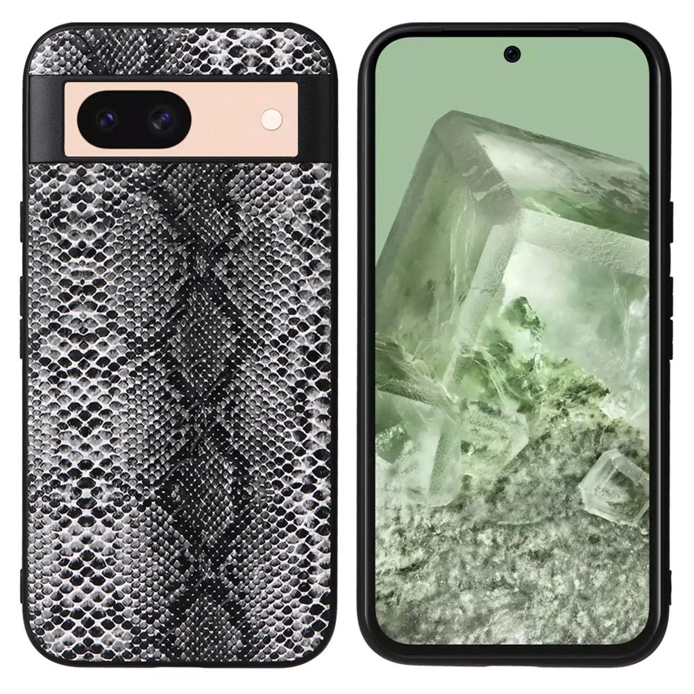 

For Google Pixel 8a Case PU Leather+TPU+PC Phone Back Cover F
