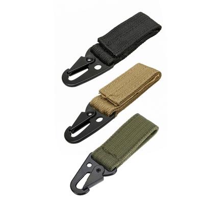 Tactically Belt Hanging Carabiners Hook Nylon Webbing Buckle Strap Belt Clip