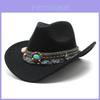 Western Cowboy Hat With Sun Protection For Men Women Bohemian Style