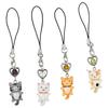 Cat Pendant Y2K Phone Charm Cellphone Chain Phone Lanyard Cat Phone Strap  Backpack Ornament