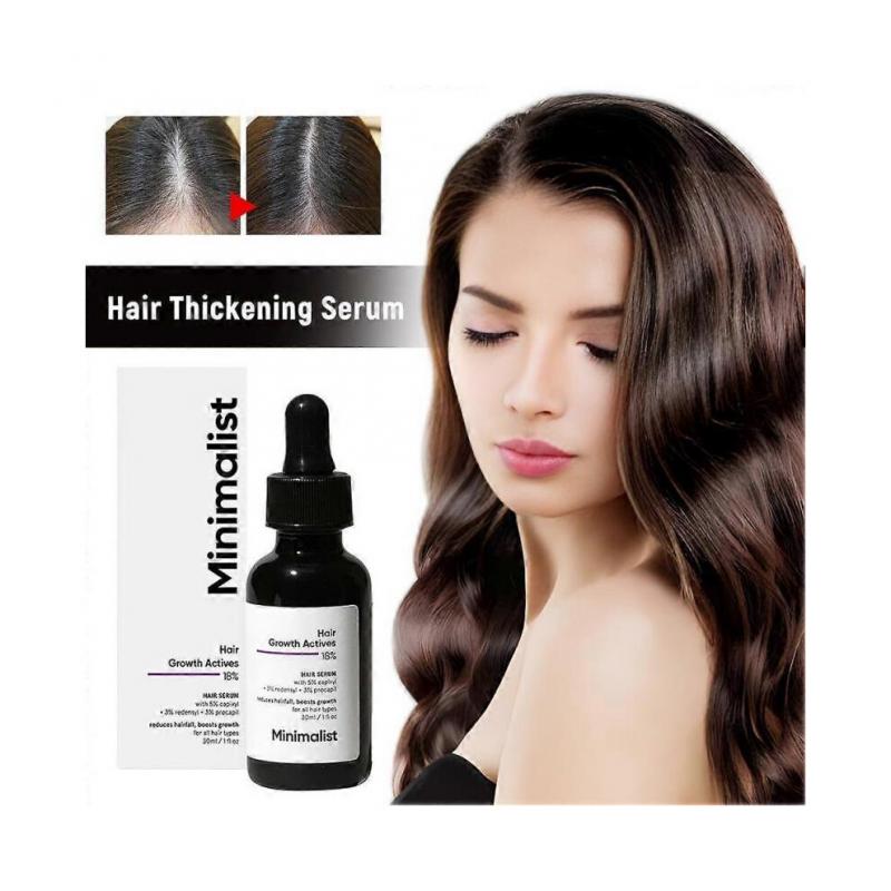 30ml Hair Thickening Serum for Thinning Hair Gentle Formula Boosts Density and Reduces Breakage All Hair Types