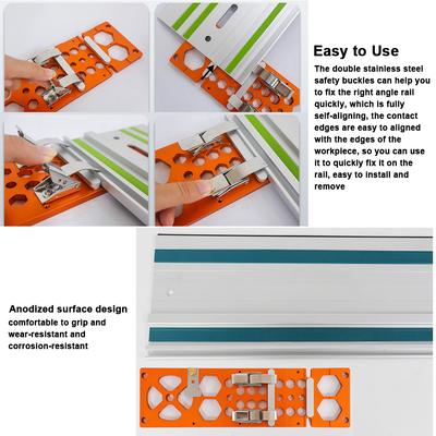 340MM Woodworking Angle Stop 90 Degree Right Angle Guide Plate Electric Circular Saws Track