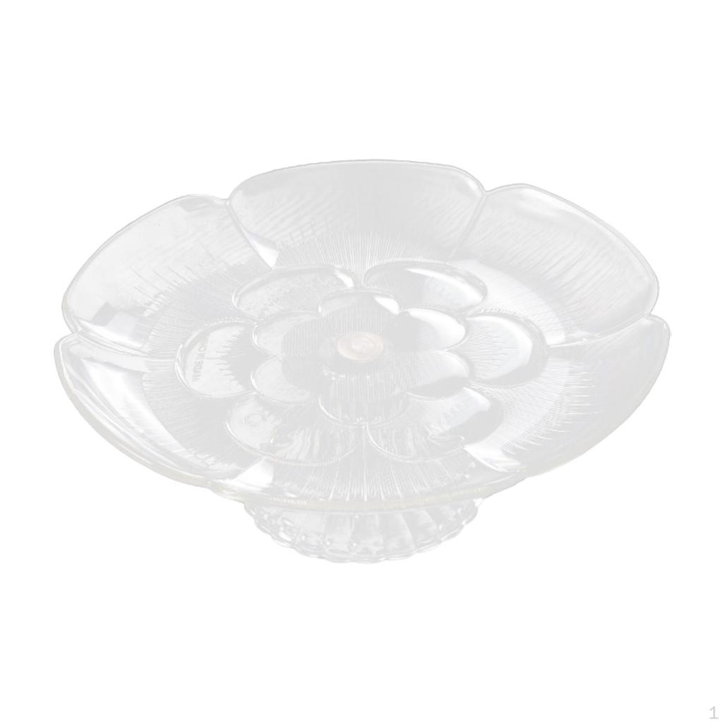 Acrylic Display Stand for Fruits And Cupcakes, Serving Tray with Base Home Snacks