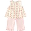 Balabala Girls' Sleeveless Two-Piece Set
