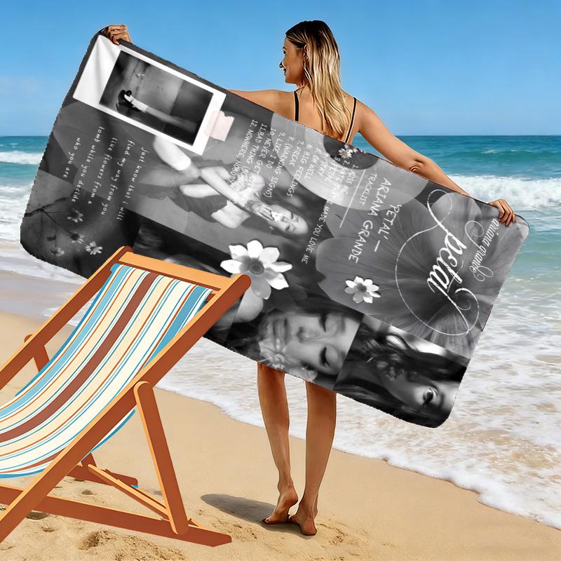 Ariana Grande Towel, Large Soft Quick Dry Towel for Beach Camping Swimming