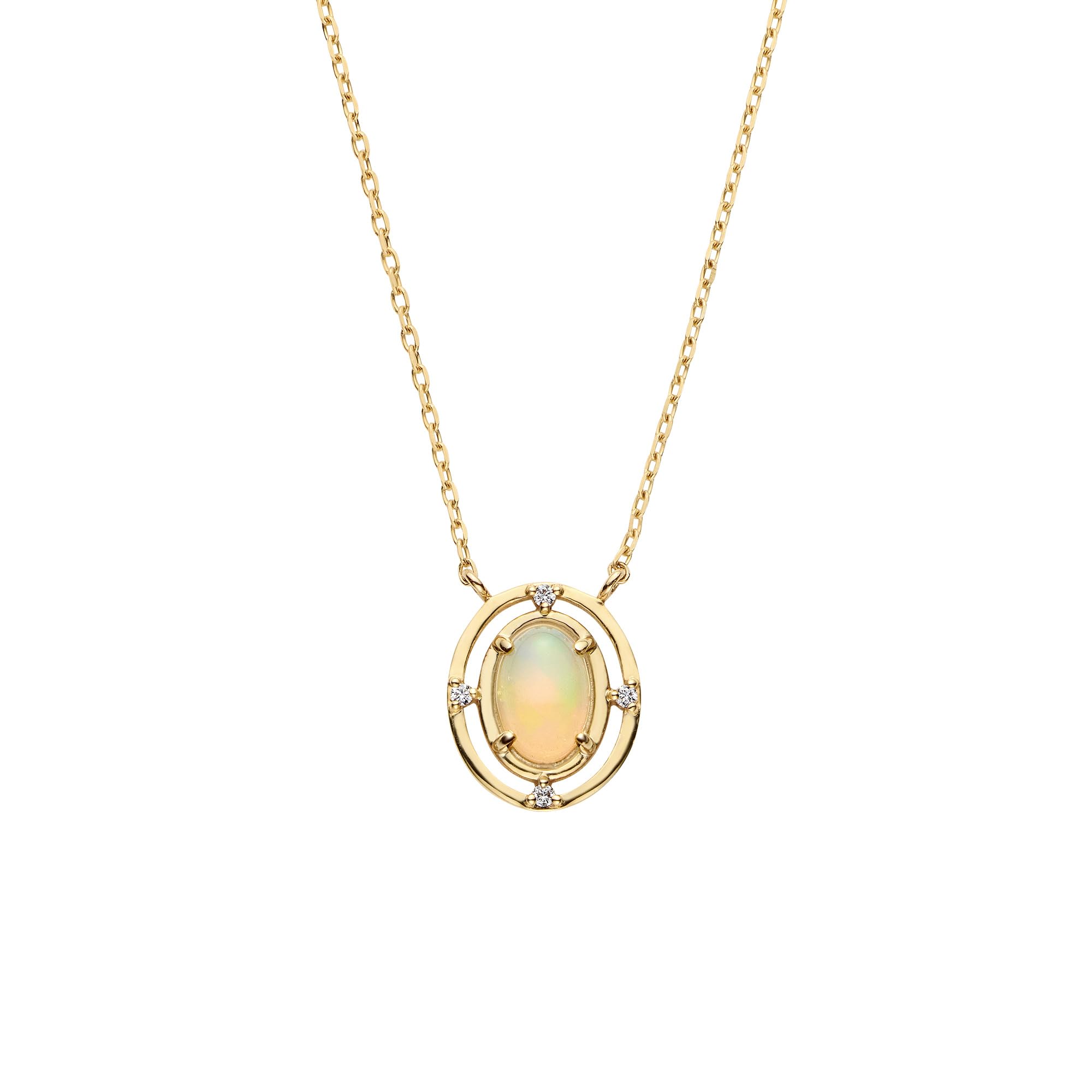 

Кольє з опалом з жовтого золота 10 карат AJVN163445OP [Vendome Aoyama] [Офіційний]