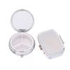 Waterproof Pill Tablet Metal Pill Box Portable Rectangle Round Shape Medicine Case Light-Weight Holder Container Travel Home Use