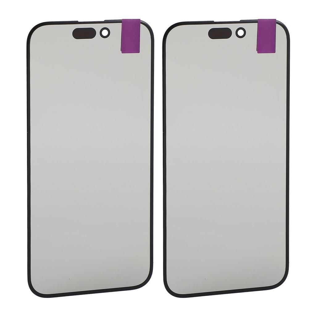 2 STÜCK Handy-Bildschirmglas Vorne Äußeres Linsenglas Bildschirmaustausch mit Reparaturset für IOS 15 Pro