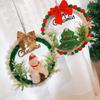 DIY Weihnachts-Kranz-Set Weihnachtsbaum Hängende Dekorationen für die Haustür