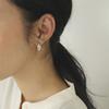 Women Glossy Earrings Retro Niche Cold Wind Atmospheric Elegant Classic Ear Jewelry