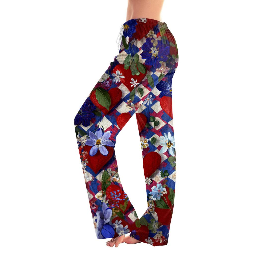 Women's Fashion Loose Casual Printed Casual Pants