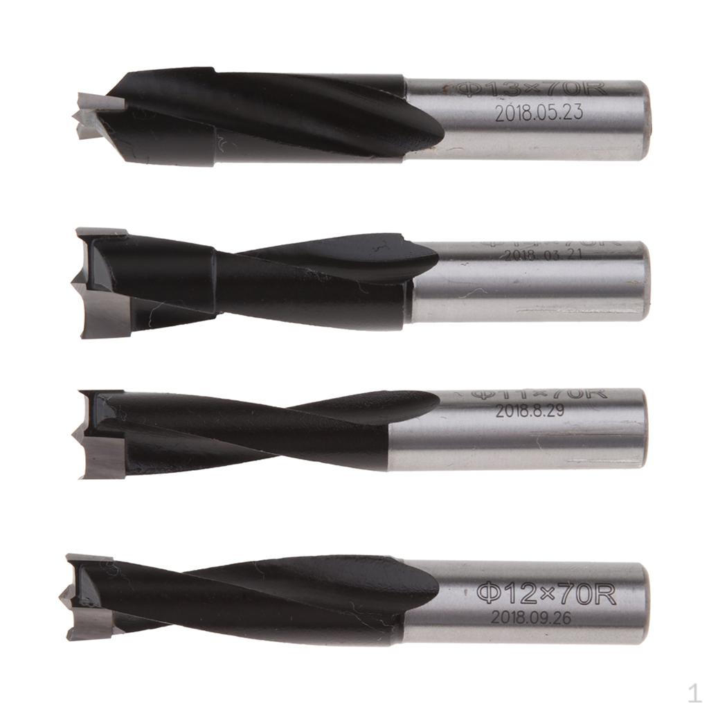 

4Pcs Carbide Point Boring Bits Right Hand Woodworking 70mm