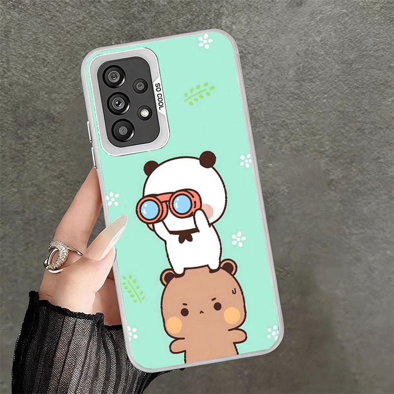 Bubu Dudu Cartoon Cute Soft Phone Case for Samsung A17 A16 A15 A14 A13 A57 A56 A55 A54 A53 A37 A36 A35 A34 A33 A26 A25 A24 A23 A
