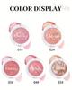 JULYSTAR Five Color Pearlized Fine Glitter Microparticle Pentel Blush Stereoscopic Contouring Tri-Color Marbled Blush