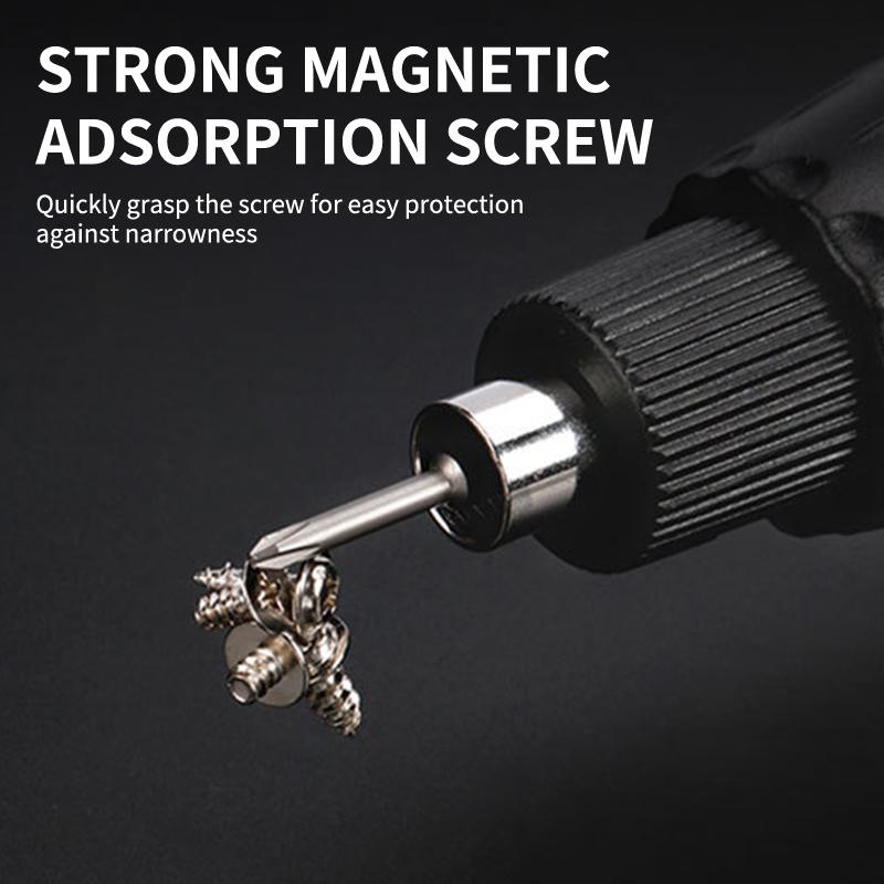 §Length 60mm Screwdriver Bit Multiple Sizes S2 Material Electric Screwdriver Bit No Slipping High Hardness Electric Bit
