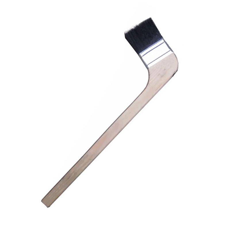 Zhuang Taitai 2-inch Curved Handle Black Bristle Brush