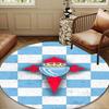 Celta Vigo Crest Design Round mat, Anti-slip Circle Carpet Chair rug For livingroom,Bedroom, doormat home decor Gift Christmas Gifts