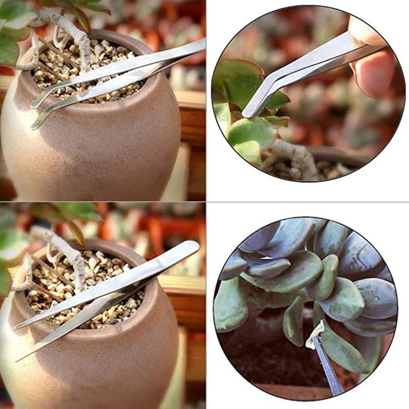 12PCS Garden Planting Tool Set Bonsai Succulent Transplanting Miniature Fairy Mini Garden Planting Gardening Hand Tools For Home