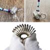 20 Pack Lightweight Bead Stopping Clip Durable Handmade Tool Necklace Making Tools Alloy Material for Long Lasting Use