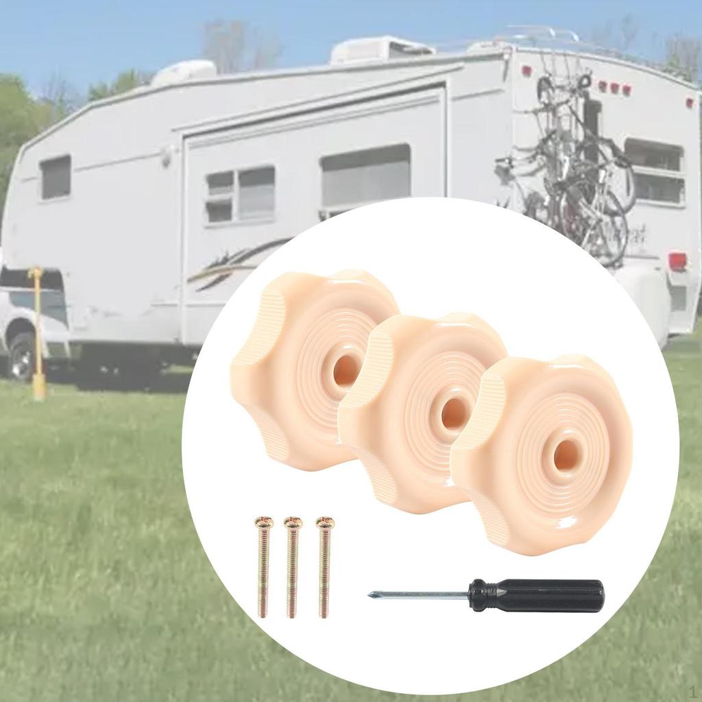 RV Window and Vent Knob Interior Hardware Component,Easy Installation Spare Latch with
