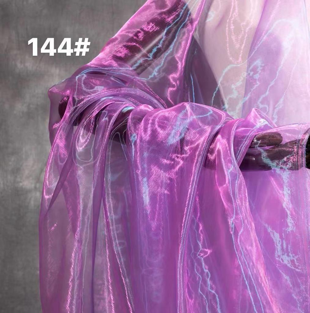 Dreamy Soft Organza Skirt Fabric: Flowing Light Gauze & Bright Silk