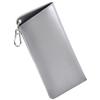 Solid Color Sunglasses Storage Bag with Keyring Hanging Sunglasses  Eyewear Accessories