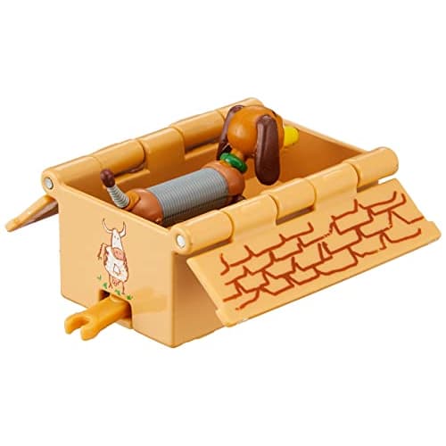 Tomica Dream Tomica Ride On Toy Story TS-08 Slinky Dog & Cardboard Toy Box