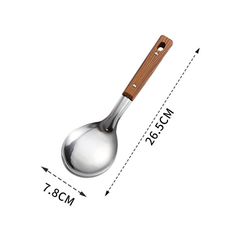

Durable Stainless Steel Wok Spatula Long Handle Kitchen Gadgets Kitchen Cooking Utensil Set Rice Spoon Ladle Cooking Tools Rice scoop