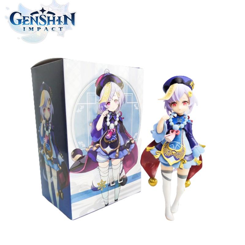 Impact Qiqi Genshin Standing Figure Collectible Model Ornament Kids Gift Xmas