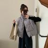 Down Cotton Clothes, Vest Women's Short Versatile Cotton Clothes, Vest, Winter New Sleeveless Vest, Vest Jacket Tide