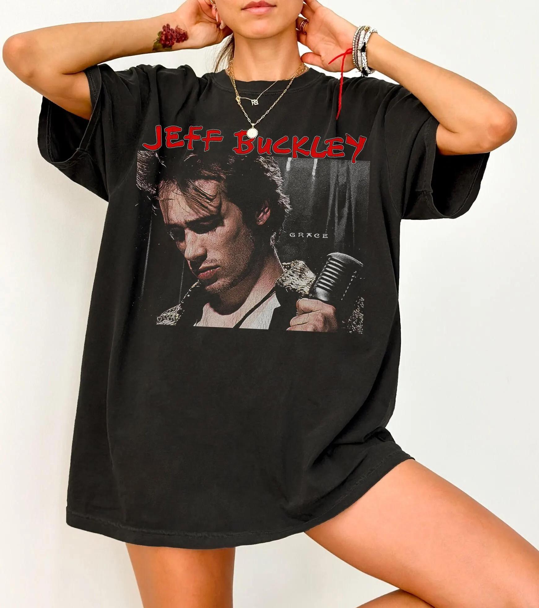 Jeff Buckley Tshirts Jeff Buckley Grace Tshirt Merchandise Jeff Buckley Guitarist Tshirts Unisexs Gifts Womens Gifts S