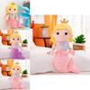 Adorable Crown Mermaid Stuffed Toy Doll Perfect For Kids Birthday Gifts And Playtime