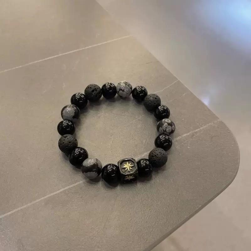 Retro Safety Buckle Prays for Good Luck with Peach Blossoms, Enamel Color Women's Jewelry Bracelet.