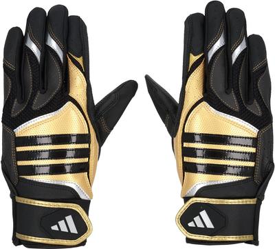 Adidas BASIC Batting Size LBG405 Glove, Black/Gold, L,