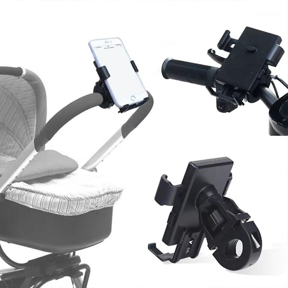360° Rotate Smartphone Bracket Baby Pram Lazy Phone Holder Cell Phone Holder  Stroller Accessories