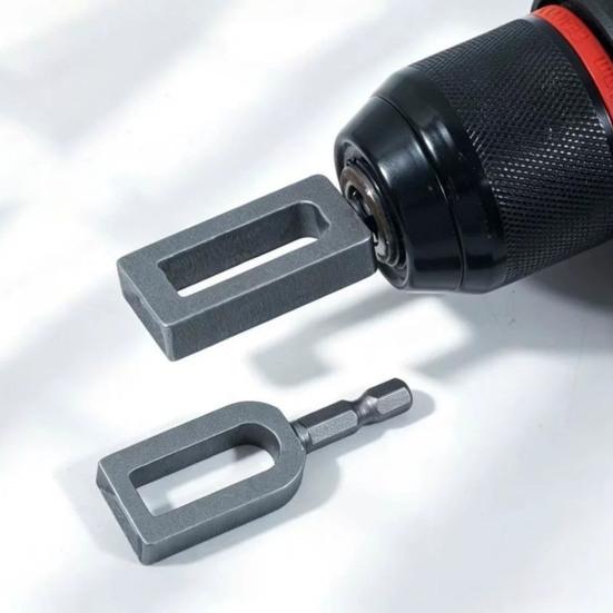 Electric Drill Wire Twisting Tool, Heavy Duty Wire Twister for Drill with 1/4" Hex Shank, Professional Wire Twisting Tool for Fencing, Rebar Tying,