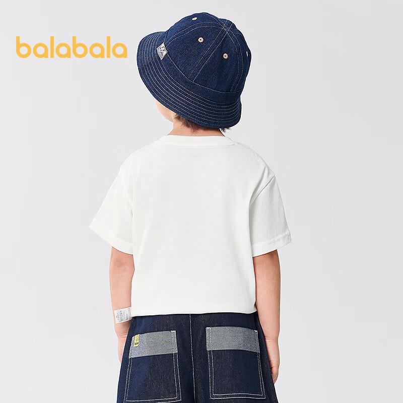 Balabala Boys' Cartoon Short Sleeve T-Shirt