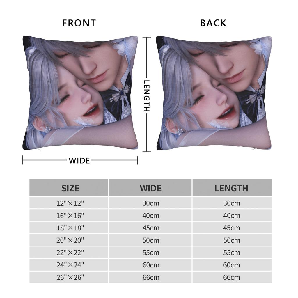 Love and Deepspace Pillow Case Game for Girls Comfy Pillow Cover For Wedding Party Home Decor Morden Pillowcases