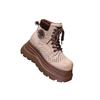 Outdoor hollow Martin boots women's 2025 summer new popular breathable inner height increase pink small thick-soled short boots