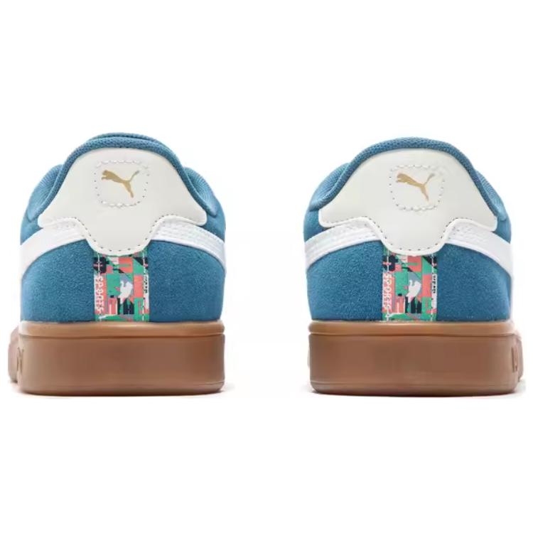 New PUMA Smash 3.0 Anti Slip Wear Resistant Low Top Skateboard Shoes Unisex Blue White 397484-02