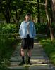 ORDINARY PEOPLE Re: Shape Memory Wire Shirt [Blue Check]