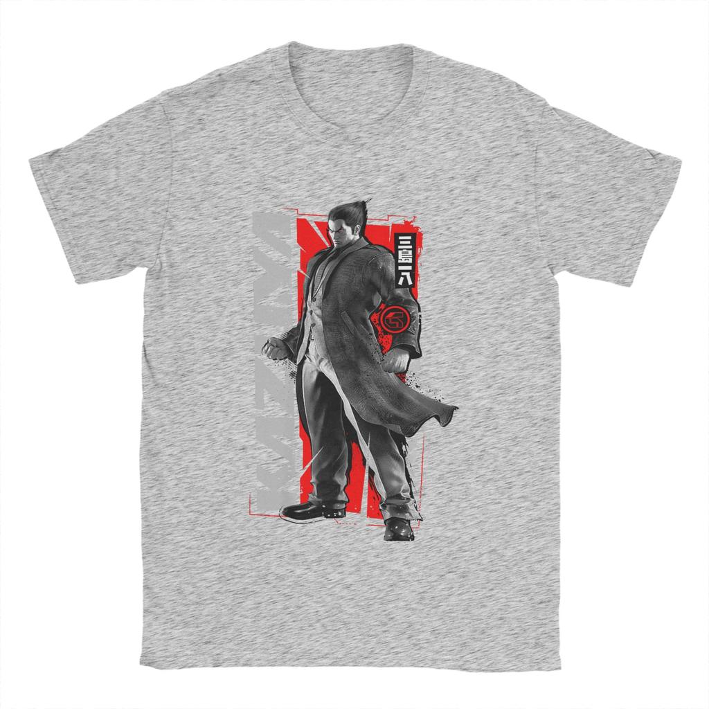 Mens Tekken Game T Shirt Cotton Clothing Vintage Short Sleeve Round Neck Tee Shirt Plus Size TShirts