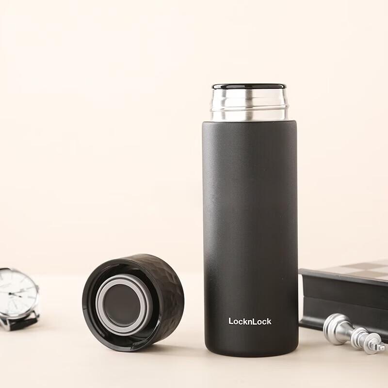 LOCK&LOCK LHC4256 Portable 316 Stainless Steel Insulated Mug