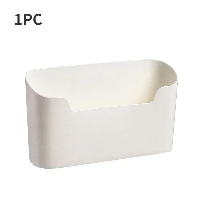 

Кухонный настенный клейкий стеллаж для хранения, многофункциональный ящик для хранения на двери шкафа под раковиной, ящик, полка, органайзер для ванной комнаты