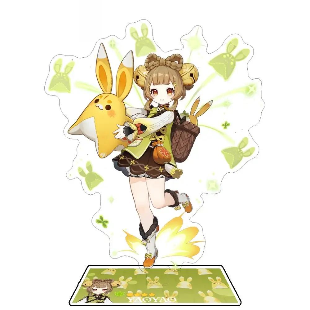 Anime Figure Impact Wanderer Nahida Cyno Yelan Acrylic Stand Model Plate Desk Decor Standing Sign Fans Gift
