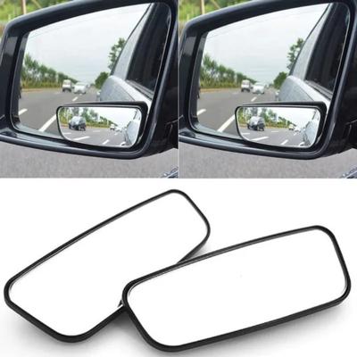 2pcs/set Rectangular Curved Blind Spot Mirror Car Rearview Reversing Auxiliary Rear View Mirror