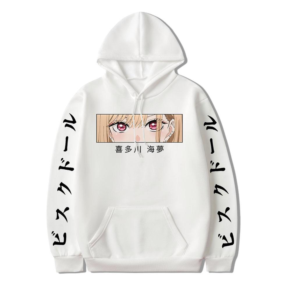 My Dress-Up Darling Marin Kitagawa Eyes Hoodies Japanese Anime Men Women Clothes Manga Sweatshirt Harajuku Unisex Streetwear