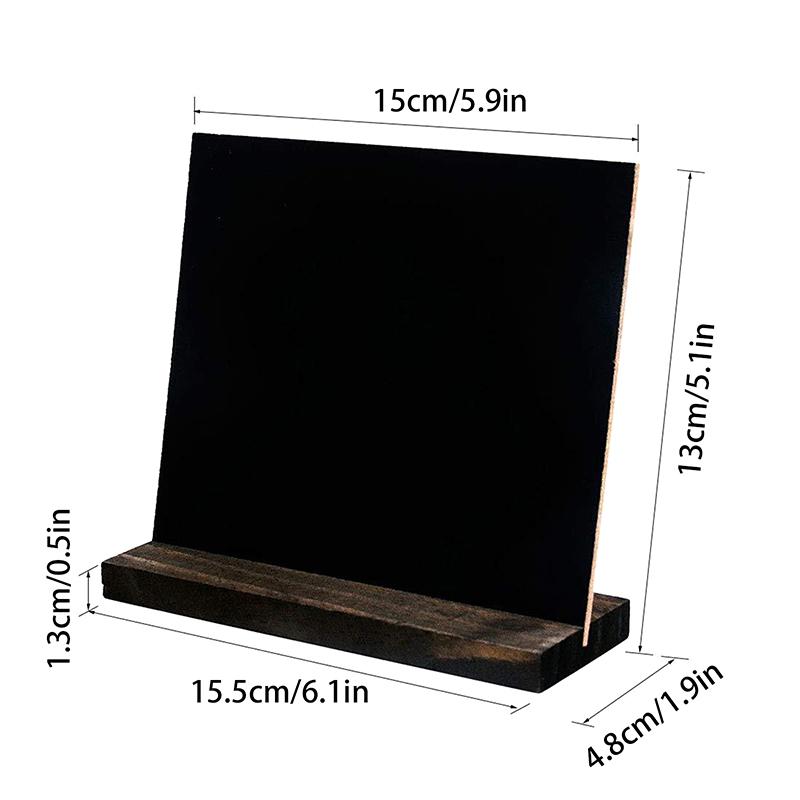 

Vintage Small Blackboard Bar Counter Message Board Wooden Blackboard Stall Hand-painted Sign Message Board Desktop Decoration