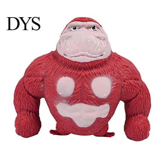 High Elasticity Squeeze Toy Stress Relief Gorilla Soft Stretchy Orangutan Sensory TPR Concentration Aid Hand Exercise Relaxation Ball Party